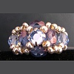 Bague en kit Lolita Strass bleu