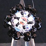 Kit bague Malte II Noir & cristal