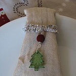 Kit rond de serviette Sapin de Noël