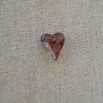 Pendentif Coeur Wild Swarovski 12 mm Crystal Antique Pink