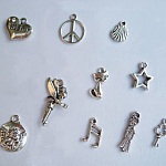 Charme argenté au choix par 5