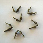 Cache noeud 4mm bronze doré x6