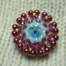 Broche en perles Ronde de nacres