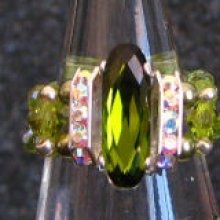Kit bague Balleny olivine