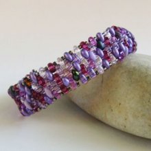 Bracelet Amitié mix violet lilas en kit