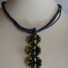 Kit collier triple cordons marine