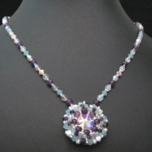 Collier pendentif Latitude Amethyste en kit