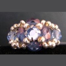Bague en kit Lolita Strass bleu