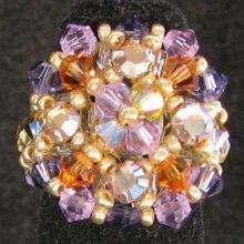 Automne flower Addison bead ring instructions