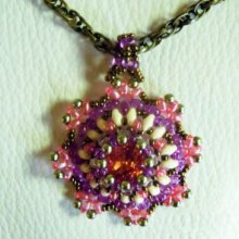 Tutoriel pendentif médaillon Bohemian