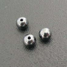Perle hematite ronde 4mmx10