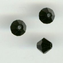 Toupie 4mm noire Jet x 12