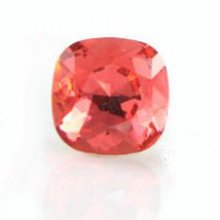 Cabochon swarovski carré 12mm  Padparadscha