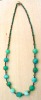 Collier fimo camaïeu Menthe