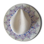 Un joli chapeau style Panama en paille enduite pour une meilleure protection