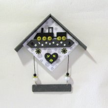 Cadre Maison pour Déco  Chambre Bébé Personnalisable, Création Unique