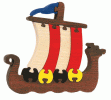 Puzzle Drakkar viking