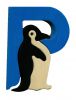 P - pinguin  Lettres bois, déco et puzzles