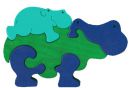 Puzzle Maman hippo et bébé