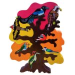 Puzzle en bois arbre d'Europe - Le Chêne en automne