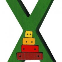 X - xilophone  Lettres bois, déco et puzzles
