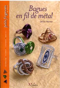 Livre bagues en fil de métal