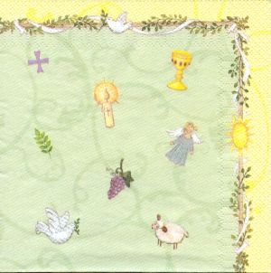 Serviette papier motif divers