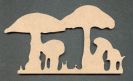 Champignons MDF 140 mm x 50 mm