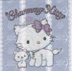 Serviette Charmmy Kitty 33 cm X 33 cm 2 plis