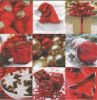 Serviette papier Boule Noël et Cadeaux 33 cm X 33 cm 