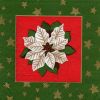 Serviette papier fleurs blanche vivace de 33 cm X 33 cm 
