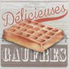 Serviette papier motif petit desserts 33 cm X 33 cm 3 plis