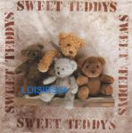 Serviette papier 4 oursons Teddys