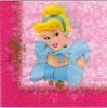 Serviette papier 2 princesses de 33 cm X 33 cm 3 plis
