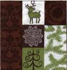 Serviette papier sapin de Noël 33 cm X 33 cm 3 plis