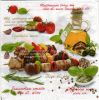Serviette papier Sud et brochettes de 33 cm X 33 cm 3 plis