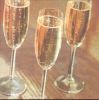 Serviette papier 3 verres de champagne