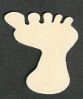 Support bois pied bèbè en bois à peindre 80 mm x 35mm