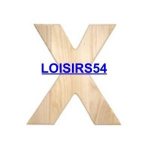 Lettre bois 1,85 cm X lot de 5 pieces