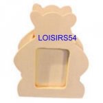 Cadre photo bois ourson 136 mm