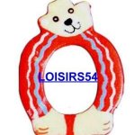 Lettre en bois décorer motif O lot de 8 pieces