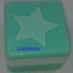 Tampon mousse vert étoile 2,5 mm x 2,5 mm