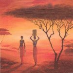 Serviette papier Afrique Femme 33 cm X 33 cm 3 plis