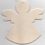 Ange bois à peindre 110 mm x 110 mm