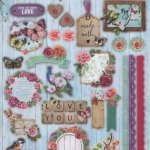 Feuille 3D Love anniversaire et amour