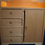 Armoire 1 porte et 4 tiroirs 205 mm x 140 mm x 240 mm