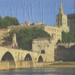 Serviette papier Avignon  33 cm X 33 cm 3 plis