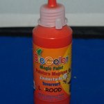 Peinture Biocolor 100 ml rouge pour la décoration