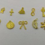 Breloques métal motif bateau lot de 10 pièces