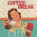Serviette papier café break de 33 cm X 33 cm 